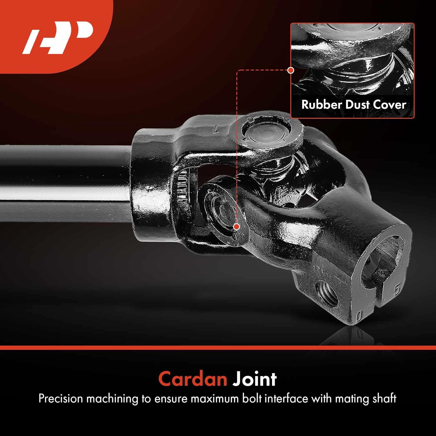 A-Premium Lower Intermediate Steering Shaft Steering Column Shaft Compatible with 2001 2002 2003 2004 Dodge Dakota, RWD Only, Replace # 55351244AA