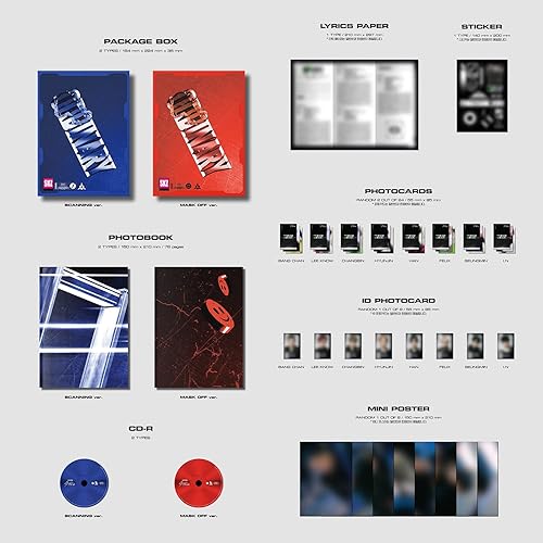 Miniatura 3 de STRAY KIDS - Mini Album ODDINARY (SCANNING Ver.) Package Box + Photobook + CD-R + Lyrics Paper + Photocards + ID Photocard + Mini Poster + Sticker +