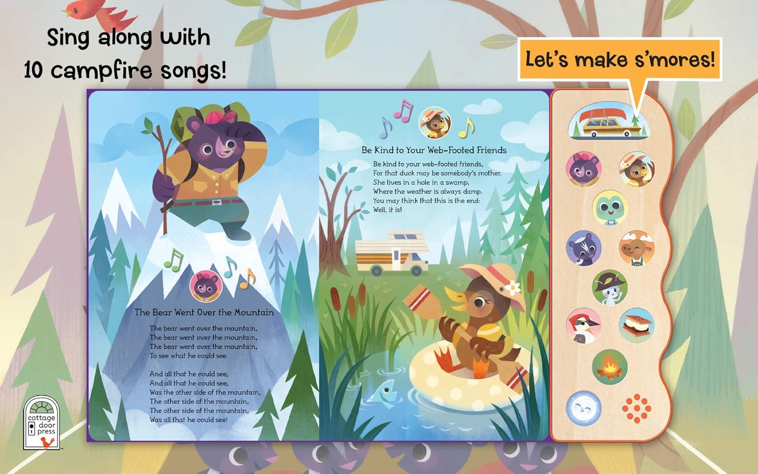 Campfire Songs: 11-Button Interactive Children's Sound Book (Early Bird Song) - Image 6