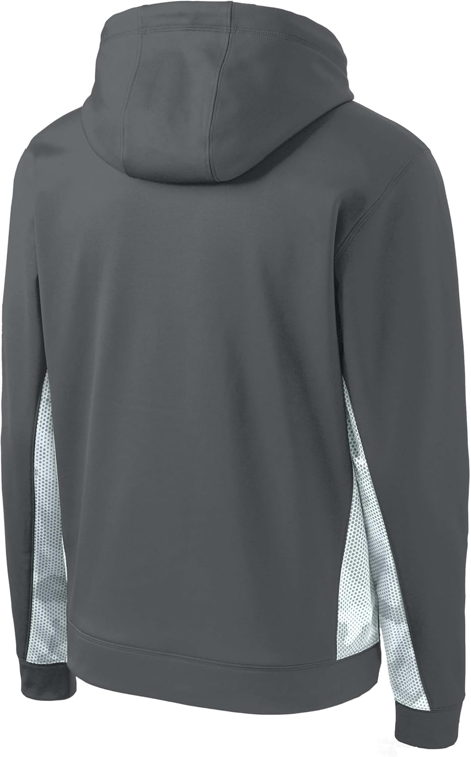 SPORT-TEK Youth Sport-Wick CamoHex Fleece Colorblock Hooded Pullover - Image 3