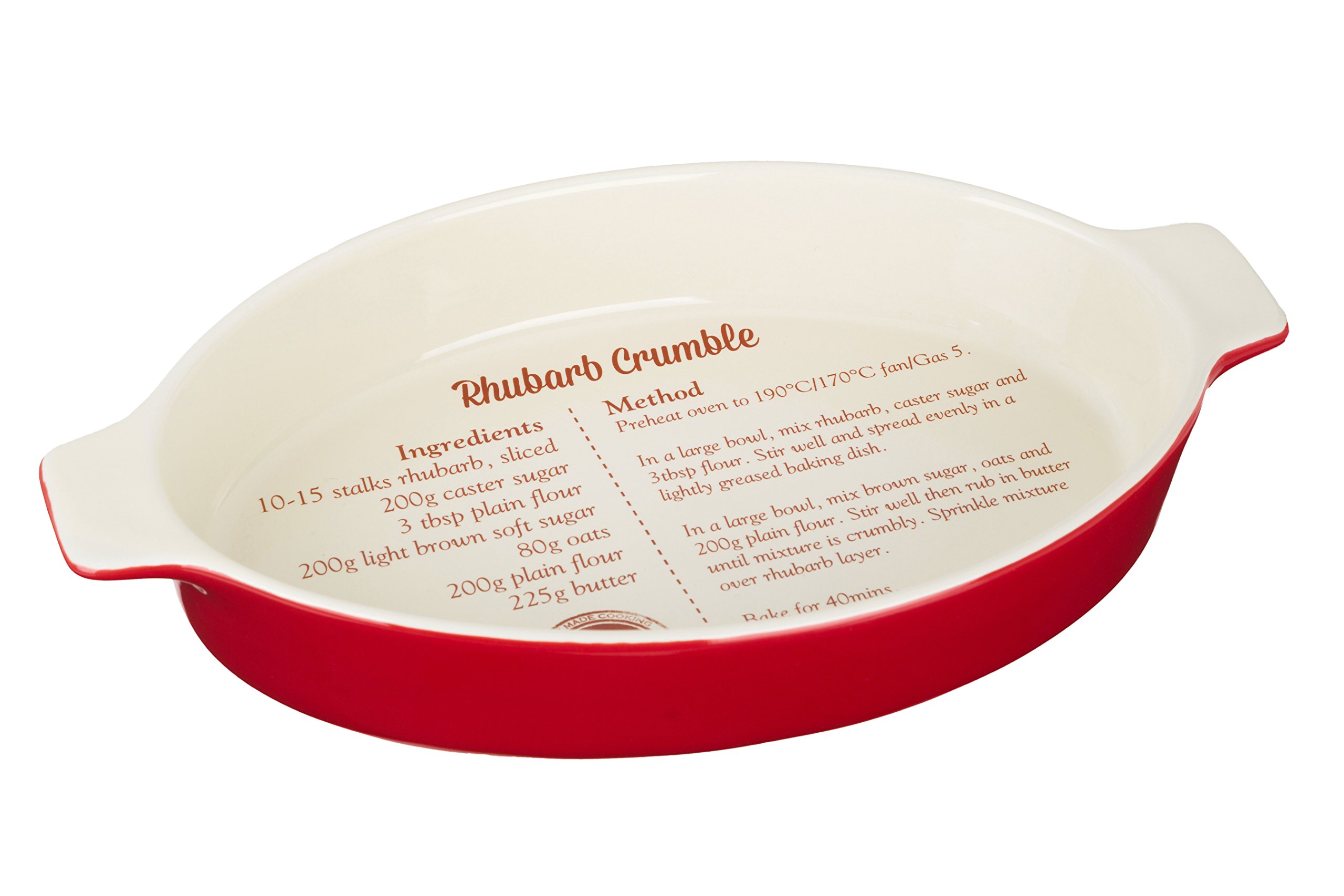 Premier Housewares From Scratch Baking Dish, 1.35 L - Red