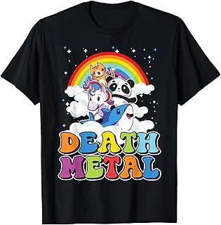 Vintage Death Metal Cat & Heavy Metal Art Gifts
