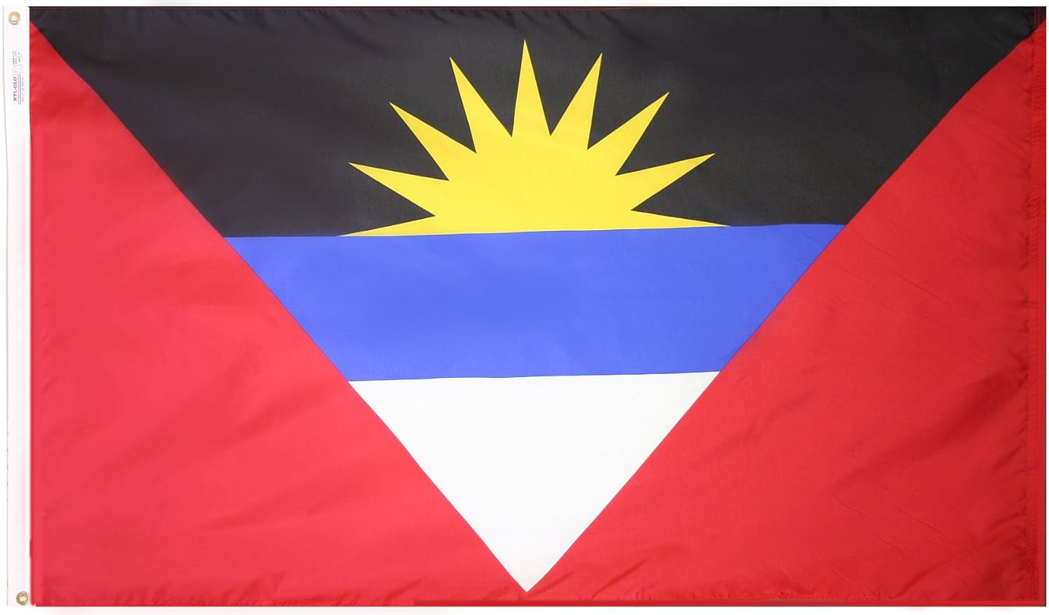 Annin Flagmakers Antigua and Barbuda Flag USA-Made to Official United Nations Design Specifications, 3 x 5 Feet (Model 190348)