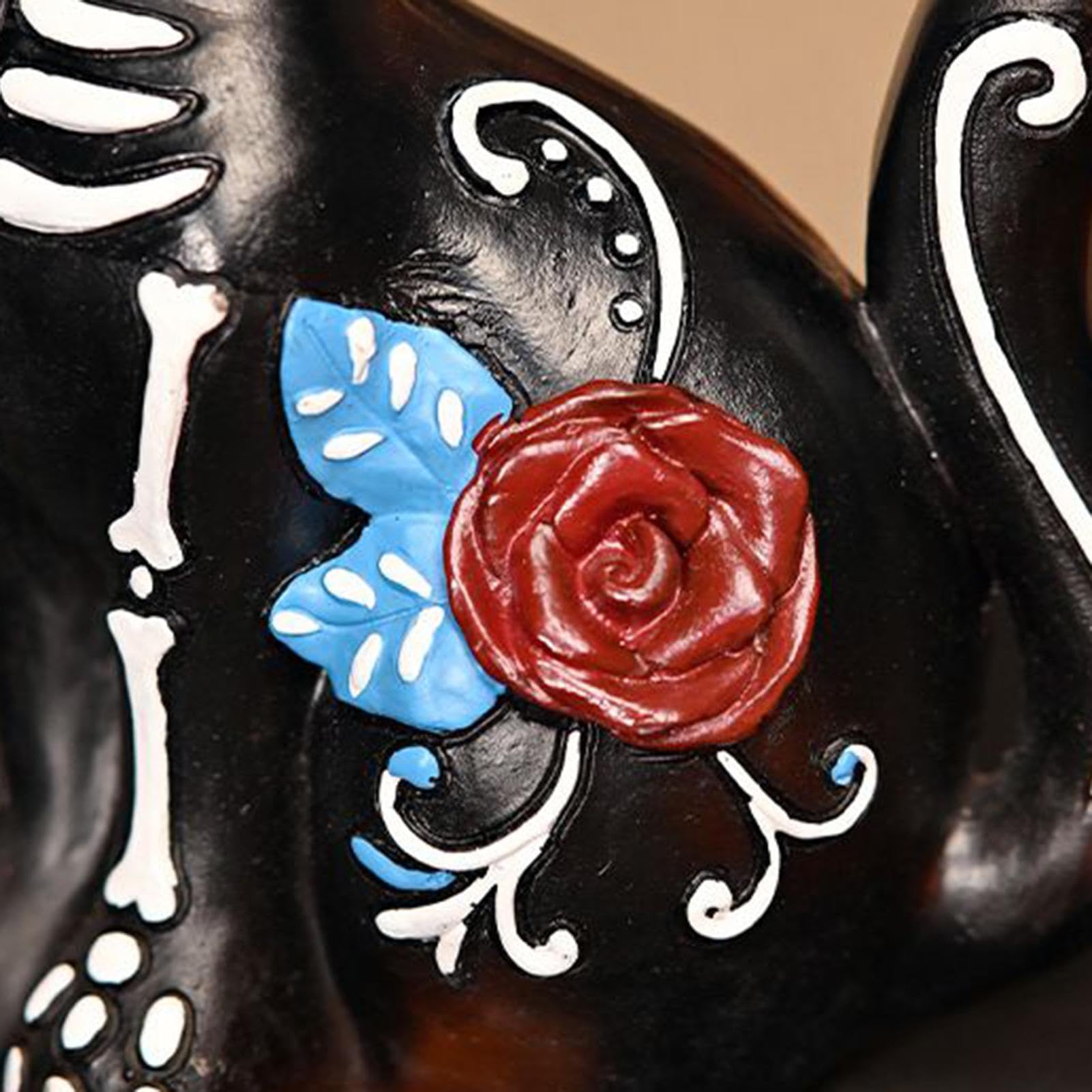 Generisch Figurki na Halloween Gotycka żywica Dekoracja Dzień Zmarłych