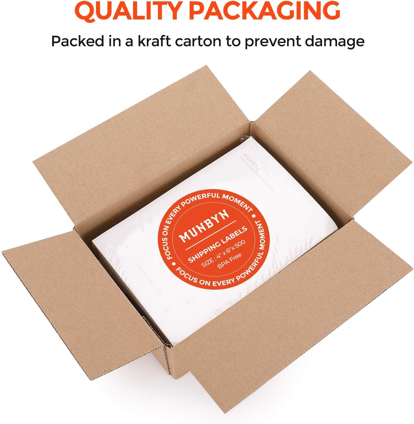 MUNBYN Thermal Direct Shipping Label Pack Of 500 4x6 Dominican Republic