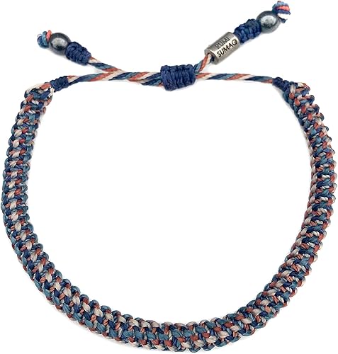Miniatura 100 de Rumi Sumaq Nautical Rope Bracelet for Men, Women & Kids - Waterproof Hand-Knotted Adjustable Pull Tie - Martha’s Vineyard Island Map, Sailor Rope &