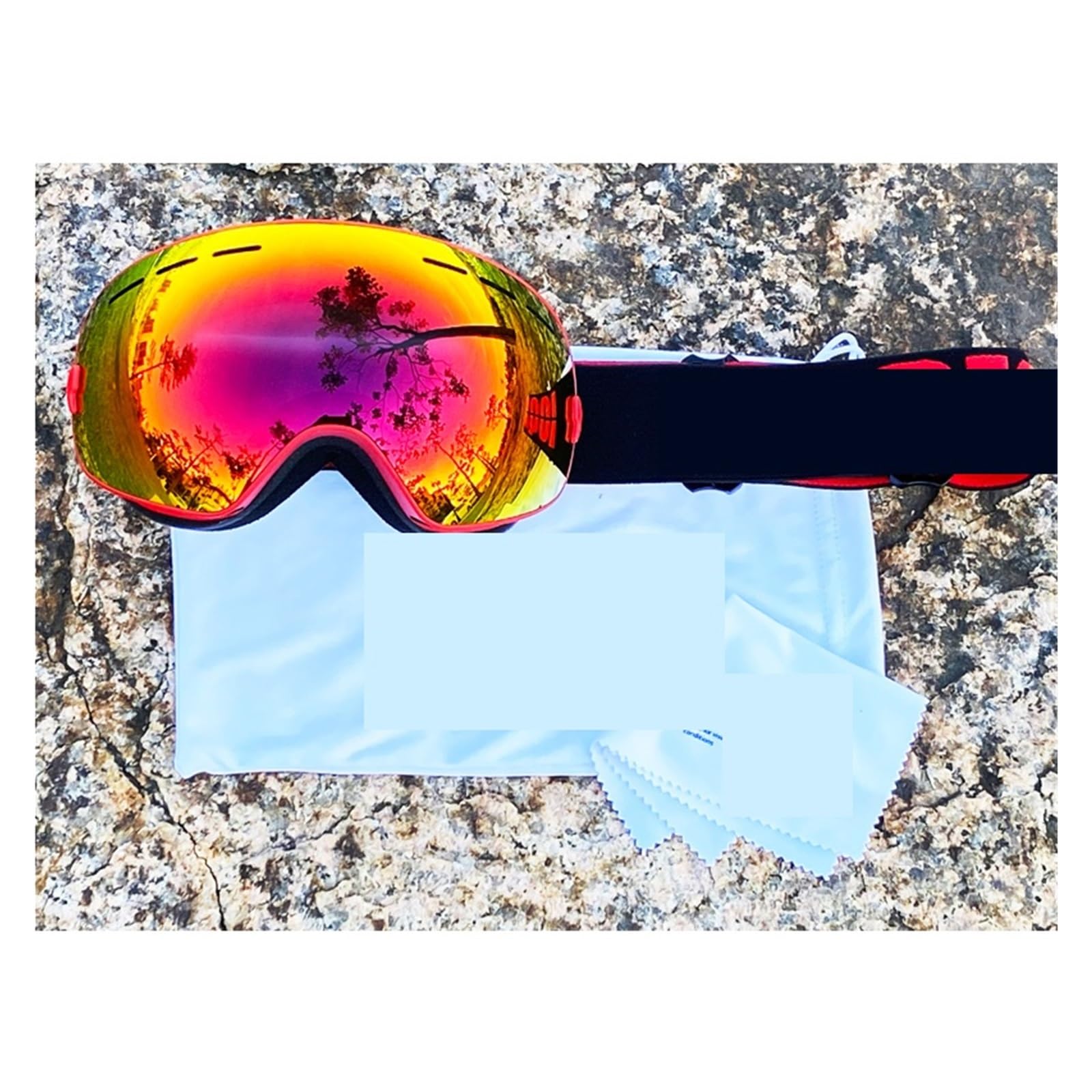 Occhiali da Sci Snowmobile Ski Goggles Double Layers Anti fog Big Ski Glasses Skiing Snow Men Women Snowboard Goggles