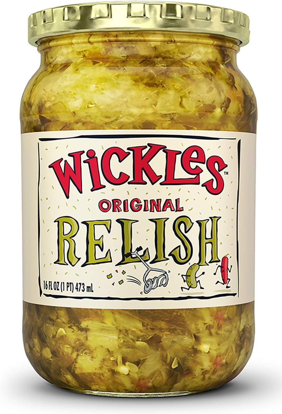 Wickles Original Relish, 16 oz (Pack - 3)