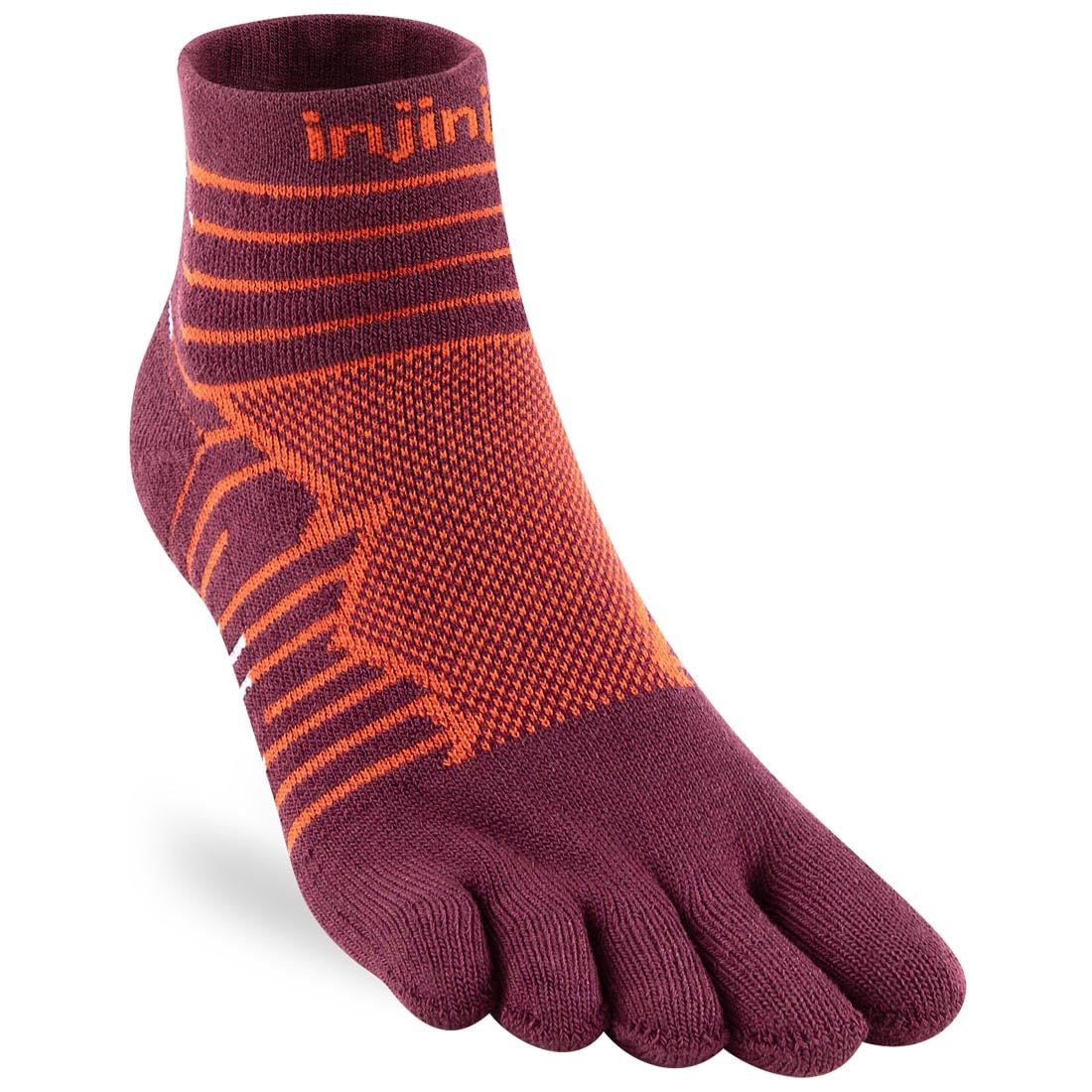 Injinji Ultra Run Mini Crew, mahogany, L