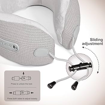 Amazon.com: Electric Neck Massager,Portable Travel Pillow with Massage and  Heat,Rechargeable vibrating Neck Pillow Massager,Perfect for Pain Relief at  Home,Office,Travel,Fathers Day Gift Ideas from Daughter Son : Health &  Household