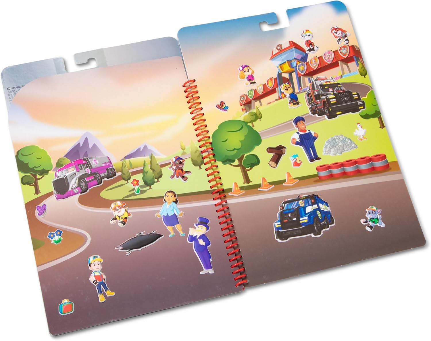 Melissa & Doug PAW Patrol Restickable Puffy Stickers - Big Pup Trucks Sticker Book Travel Activity Book Reusable PAW Patrol Stickers 3+ Gift for Boy or Girl, 33322, One Size, Multi