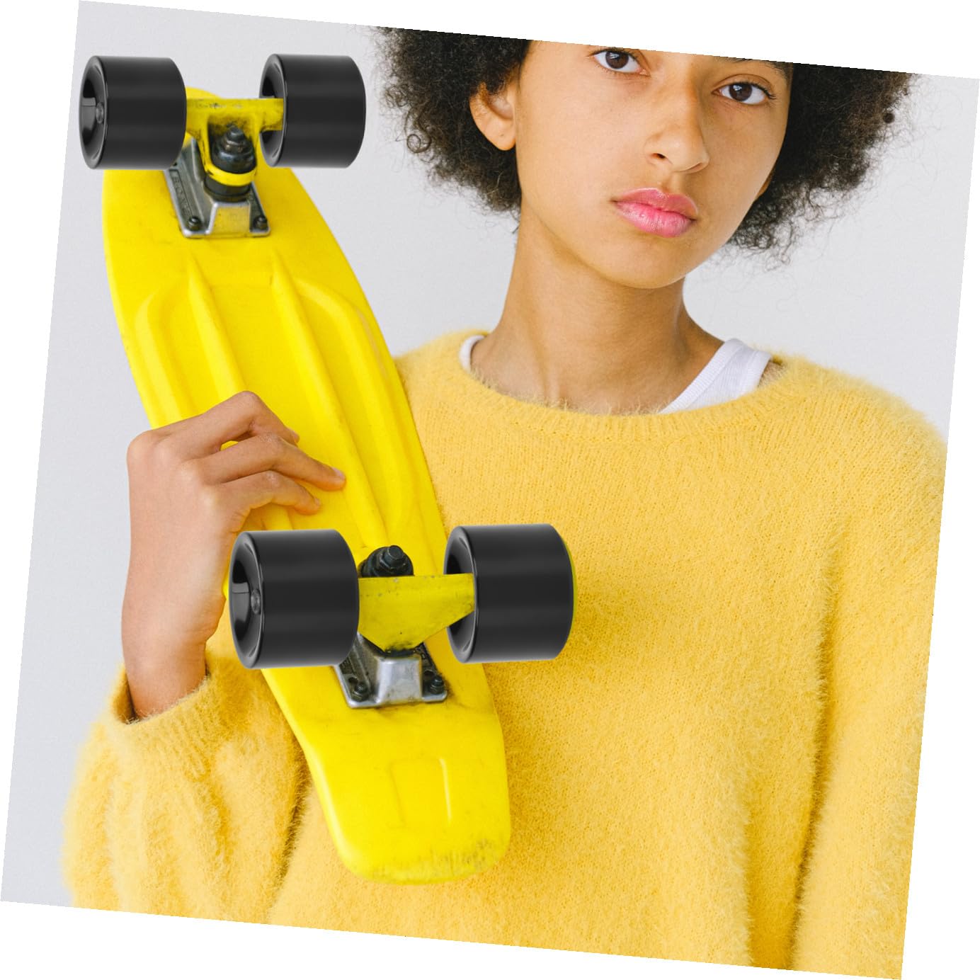 UKCOCO Skateboard PU Transparente Reemplazo Resistente Desgaste Accesorios para Patineta