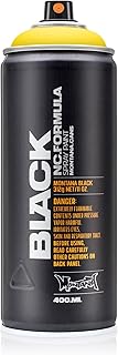 Montana Can Black Spray Paint, Power Yellow, 400 ml