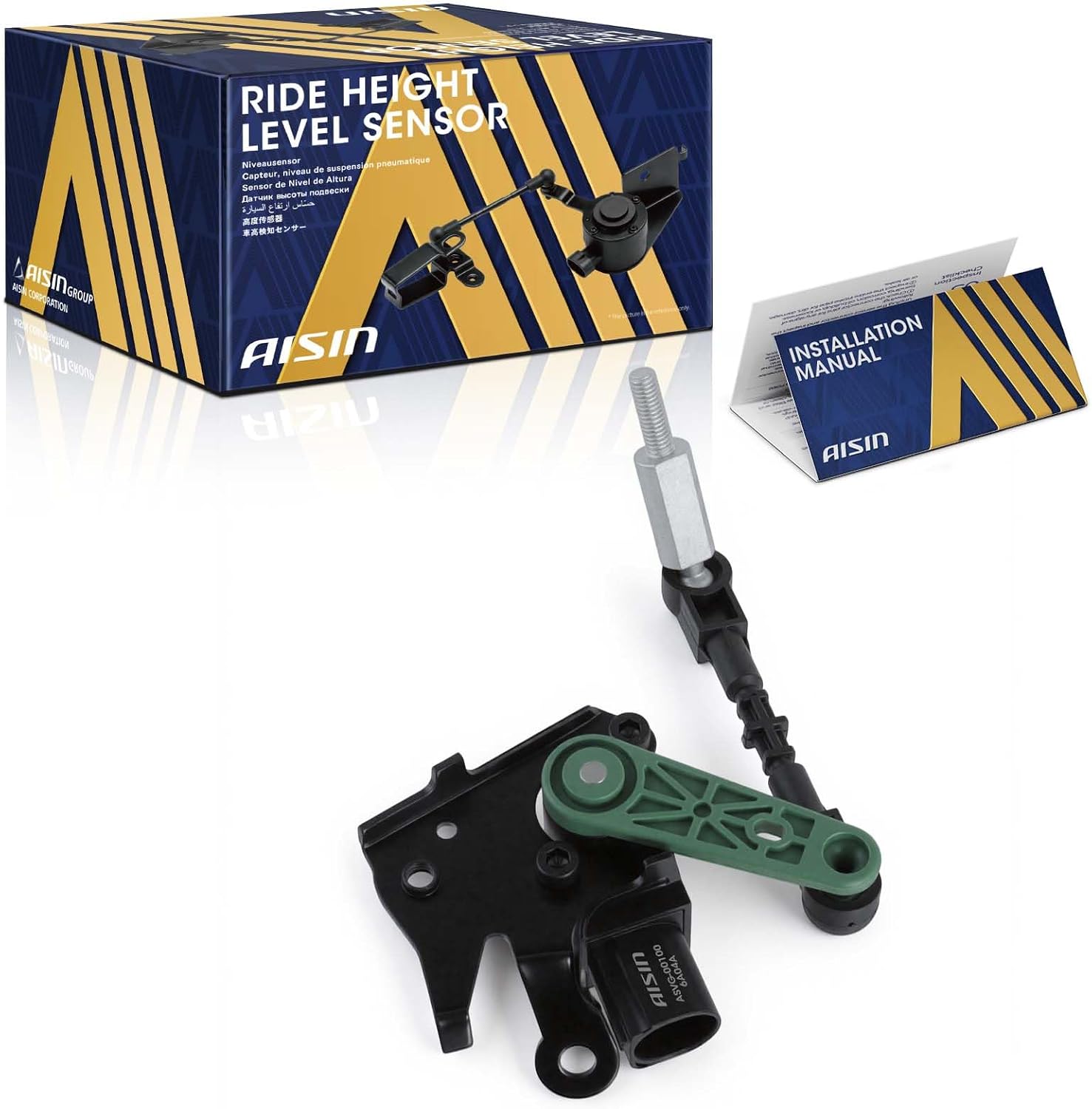 AISIN AFTERMARKET ASVG-00100 Front Left Suspension Ride Height Sensor