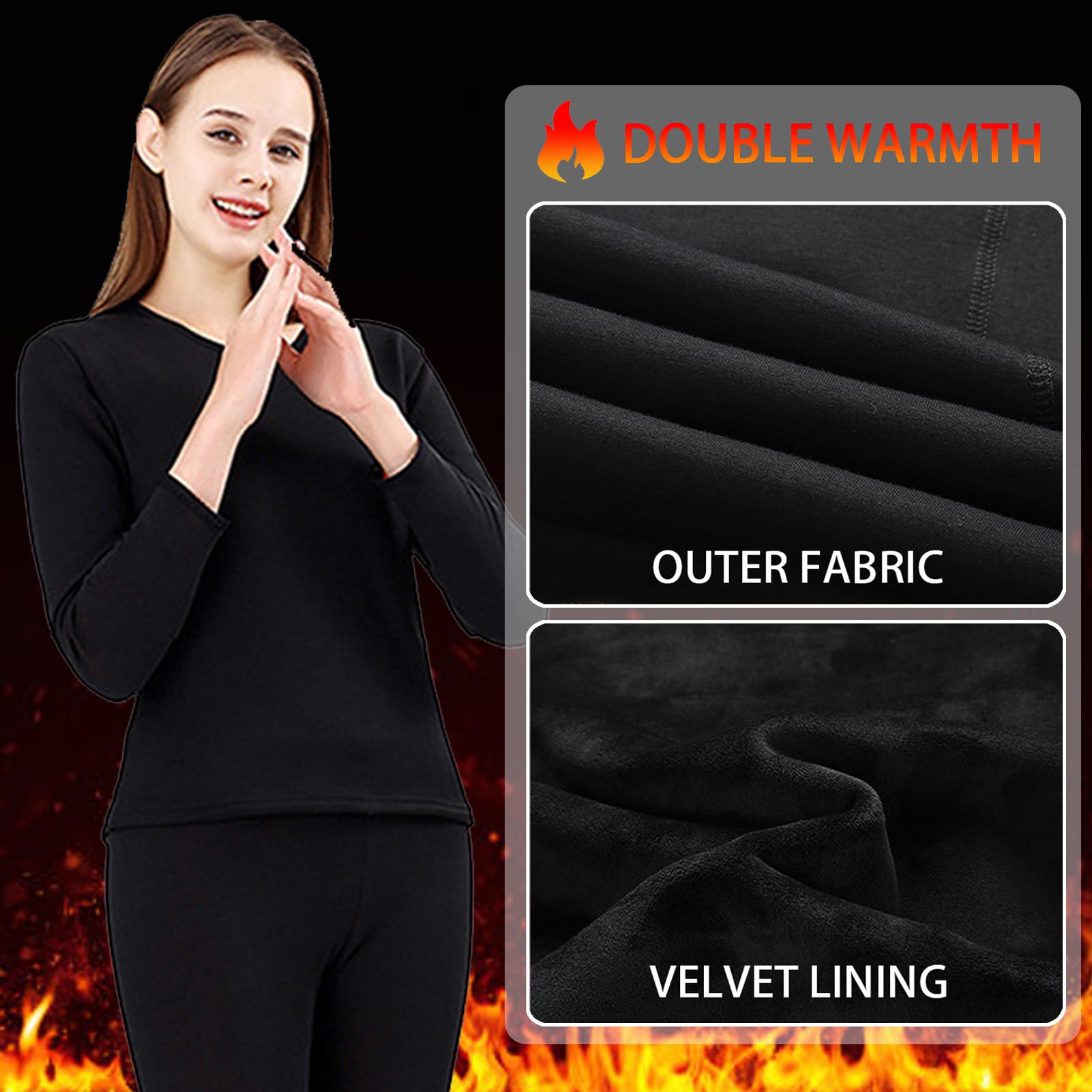 TOVCHEI Women's Heated Underwear with Battery Cold-Proof Thermal Baselayer Shirt Tights Outdoor USB Electric Heating Clothes,Gray pants,3XL