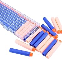 Vista 2 de pinzas para cartuchos de carga rápida, 4 unidades, 12 dardos para Nerf n-Strike Elite Blaster (naranja)