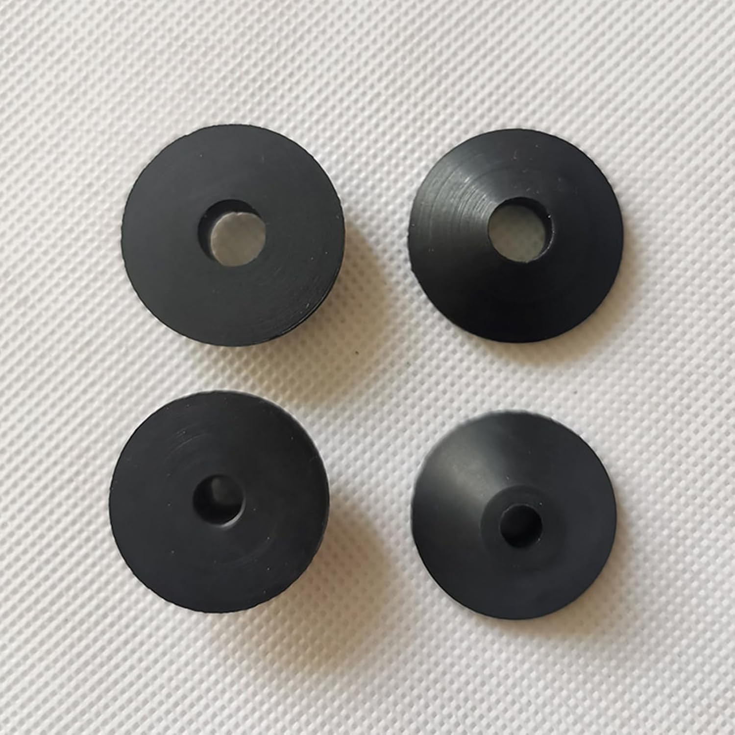 12Pcs Conical Toilet Bolts Rubber Washer Beveled Gasket Washers Leakproof Washers Toilet Seats Screws Replacement Part