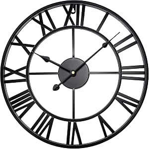 Grande Orologio Da Parete Silenzioso In Stile Nordico – Moderno Per Soggiorno E Cucina – Design Con Pendolo E Lancette - 2