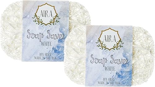 Miniatura 35 de Aira Jabonera - Jabonera y Soporte - Soporte para Ducha y Baño sin BPA - Drena el Agua, Circula el Aire, Extiende la Vida del Jabón - Fácil de Pez