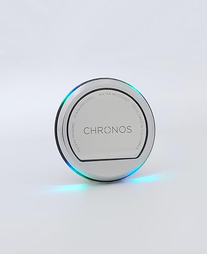 Miniatura 7 de Chronos Disco de reloj portátil para iPhone 5, 6, 7, 8, X con iOS 9.0 y superior, acero inoxidable