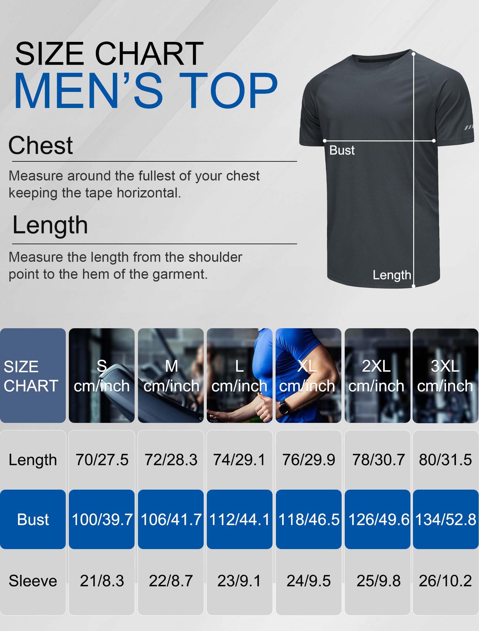 3-Pack Sport Tshirts Męskie koszulki funkcjonalne Szybko suche Oddychająca koszula treningowa Koszula fitness Koszula treningowa do biegania ćwiczeń kulturystycznych-Black/Grey/White-L