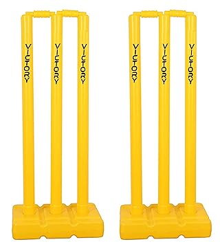 Victory Choose Heavy Cricket Stumps -2 Complete Set 6 Stumps, 2 Base, 4 Bails