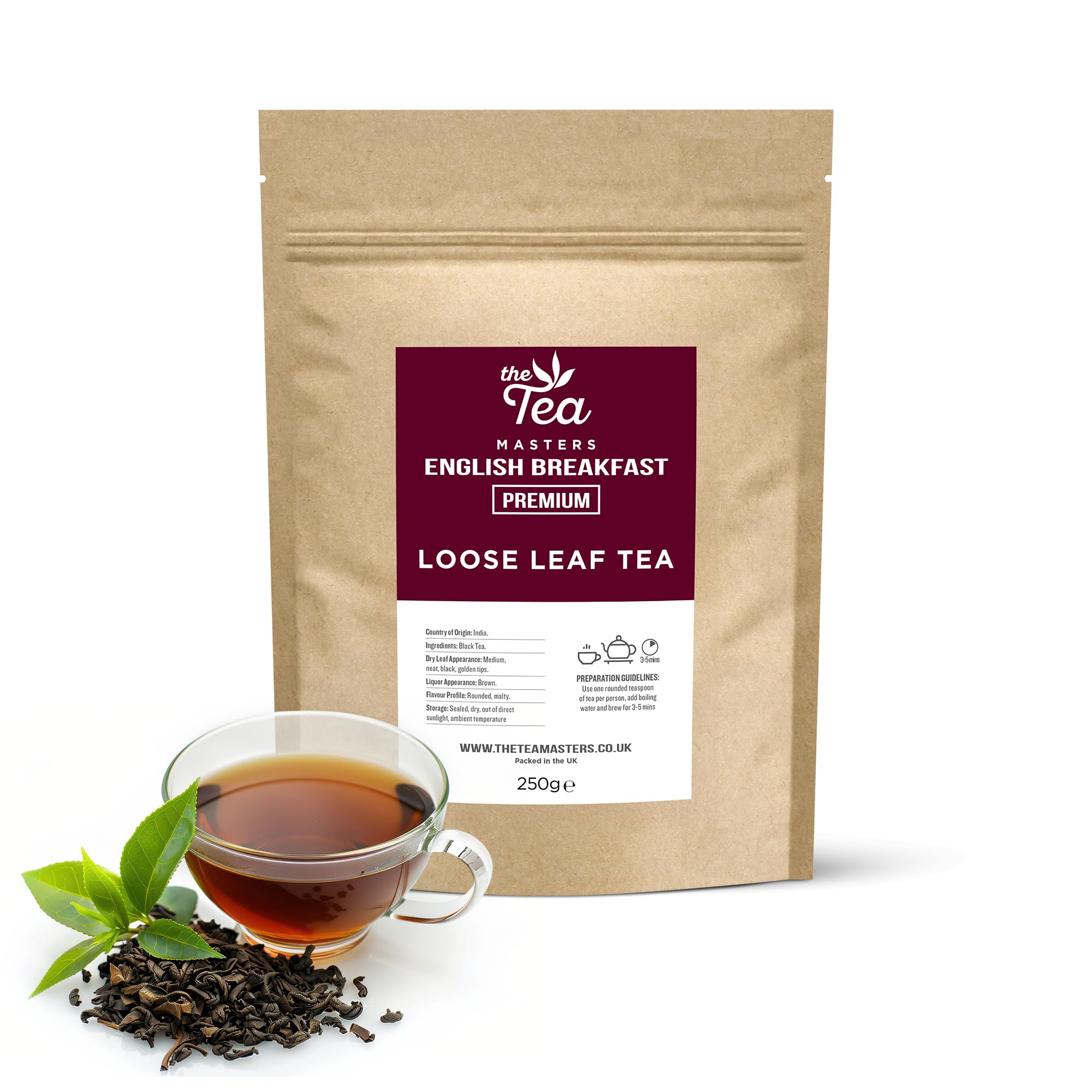 Loose Leaf Tea - English Breakfast - Premium (1x250g)