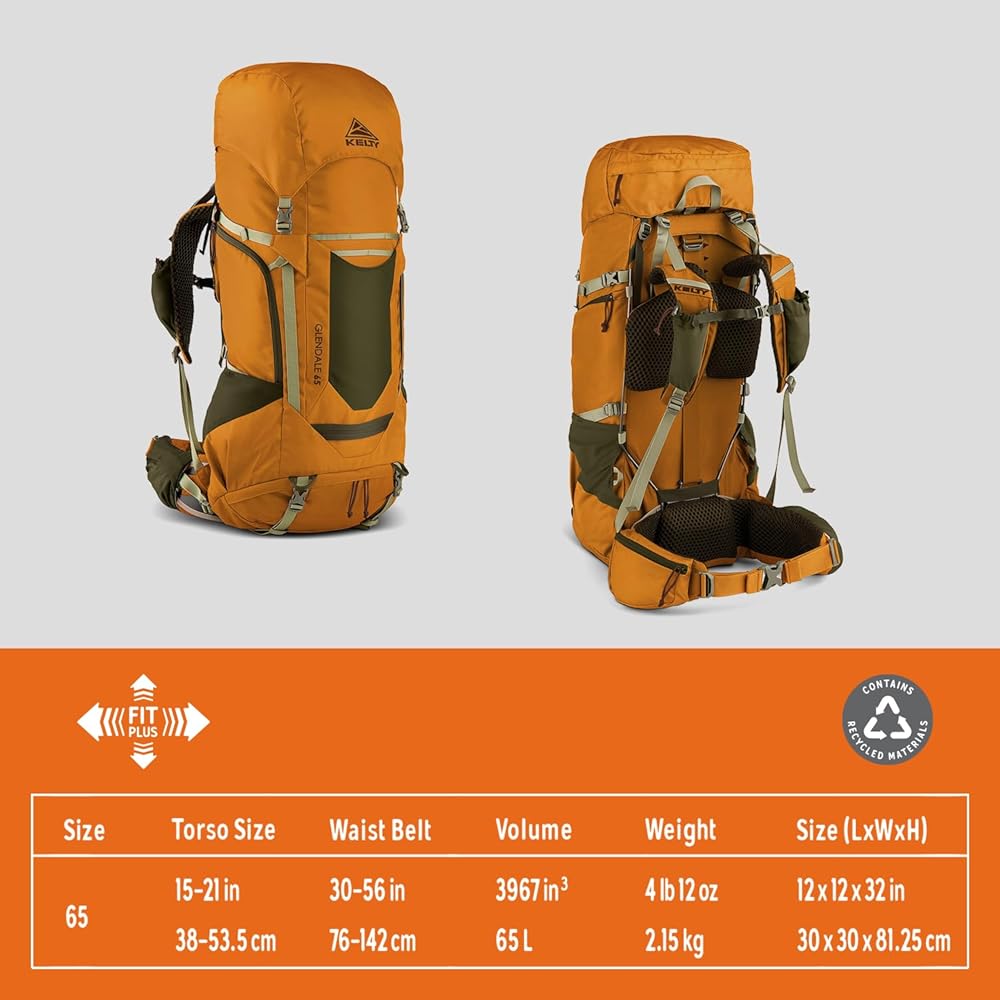 Amazon.com : Kelty Glendale 65L – 105L Multi-day Backpacking Thru