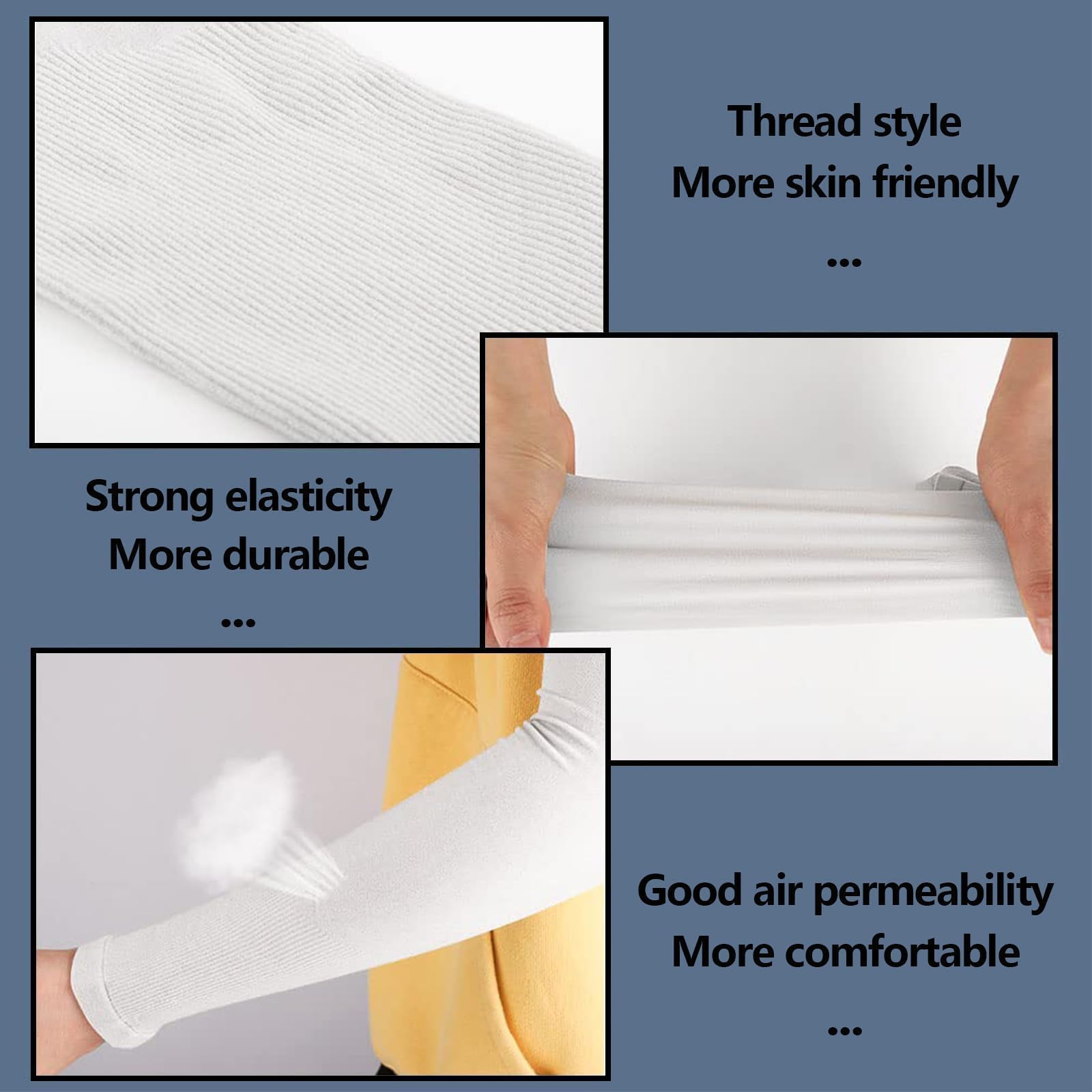 Manchettes de Bras pour Homme et Femme, 3 Paires Manchette Bras Femme Homme, Manchon De Compression Bras, Protection Anti-UV, Couverture de Tatouage, Manchons de Sport de Compression