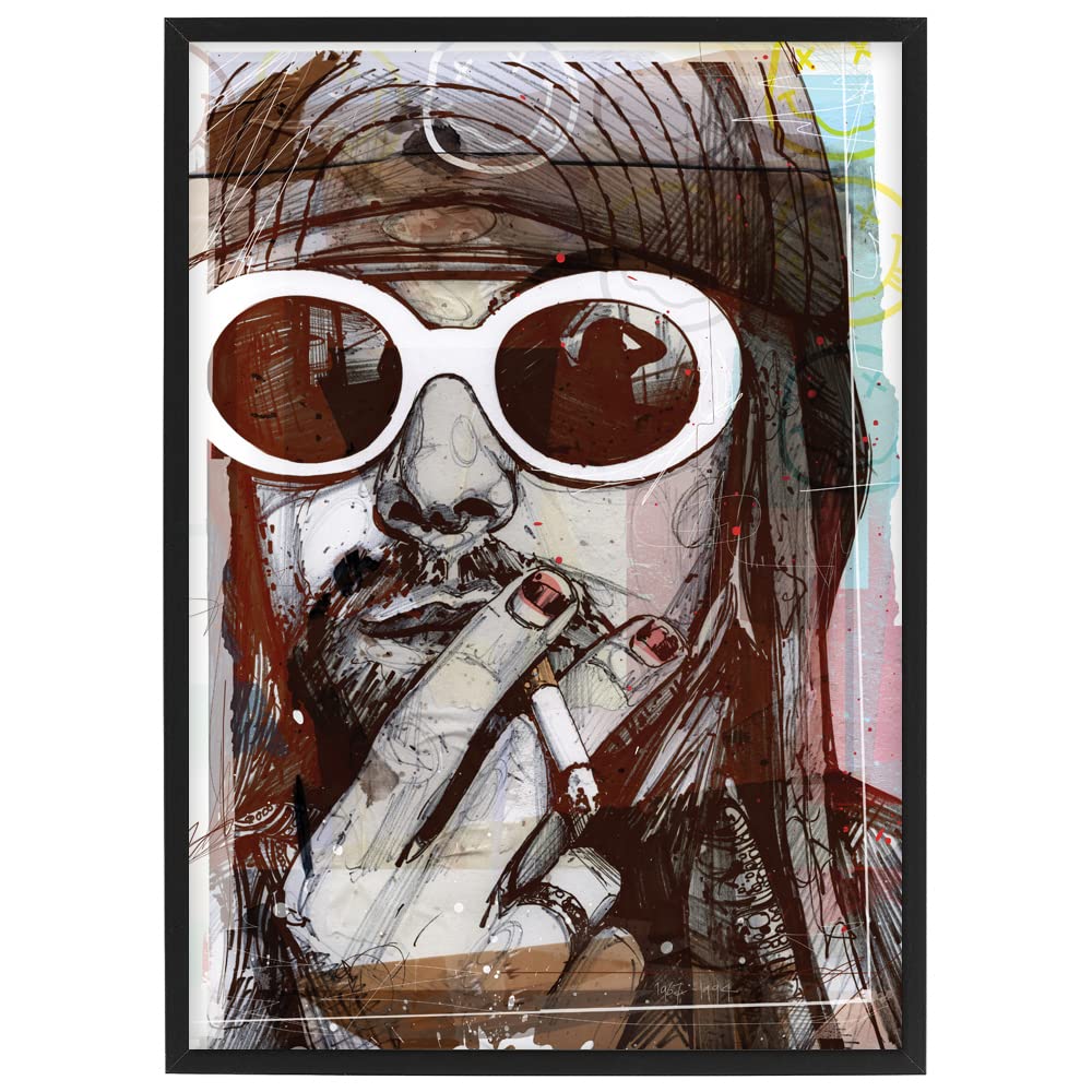 Poster Grunge rock 04 29,7 x 42 cm (A3) - incorniciato e firmato (Gallery Pilot)
