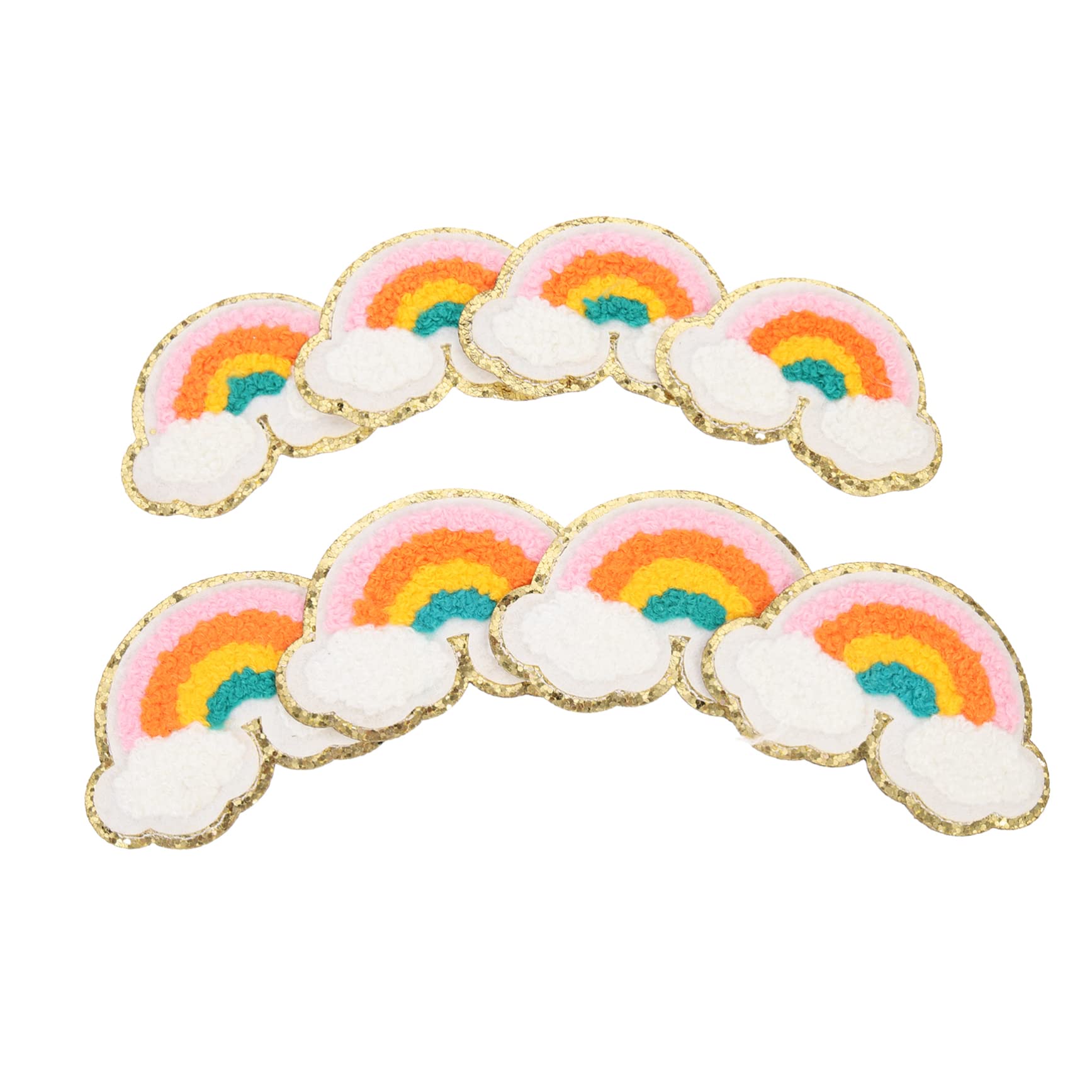 Gadpiparty 5 Set Toppe Decorative Per Abbigliamento Patches Termoadesive Per Riparazioni E Decorazioni Per Vestiti Borse 8 Pezzi*5