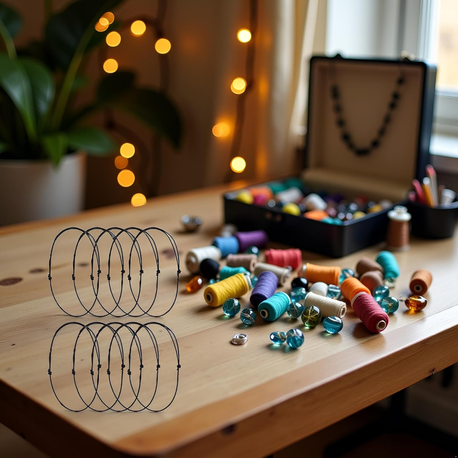 Set of 10 Adjustable Leathers Cords Necklace Rope Black Choker Necklace Cords Jewelry Findings for DIY Jewelry Making, Beading Cords and Threads, Beading Supplies, Beading Cords and Threads - Image 6