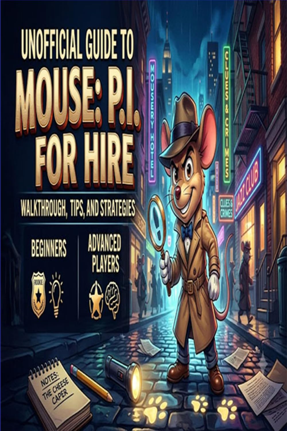 Unofficial Guide to Mouse: P.I. For Hire: Walkthrough, Tips, and Strategies for Beginners & Advanced Players.