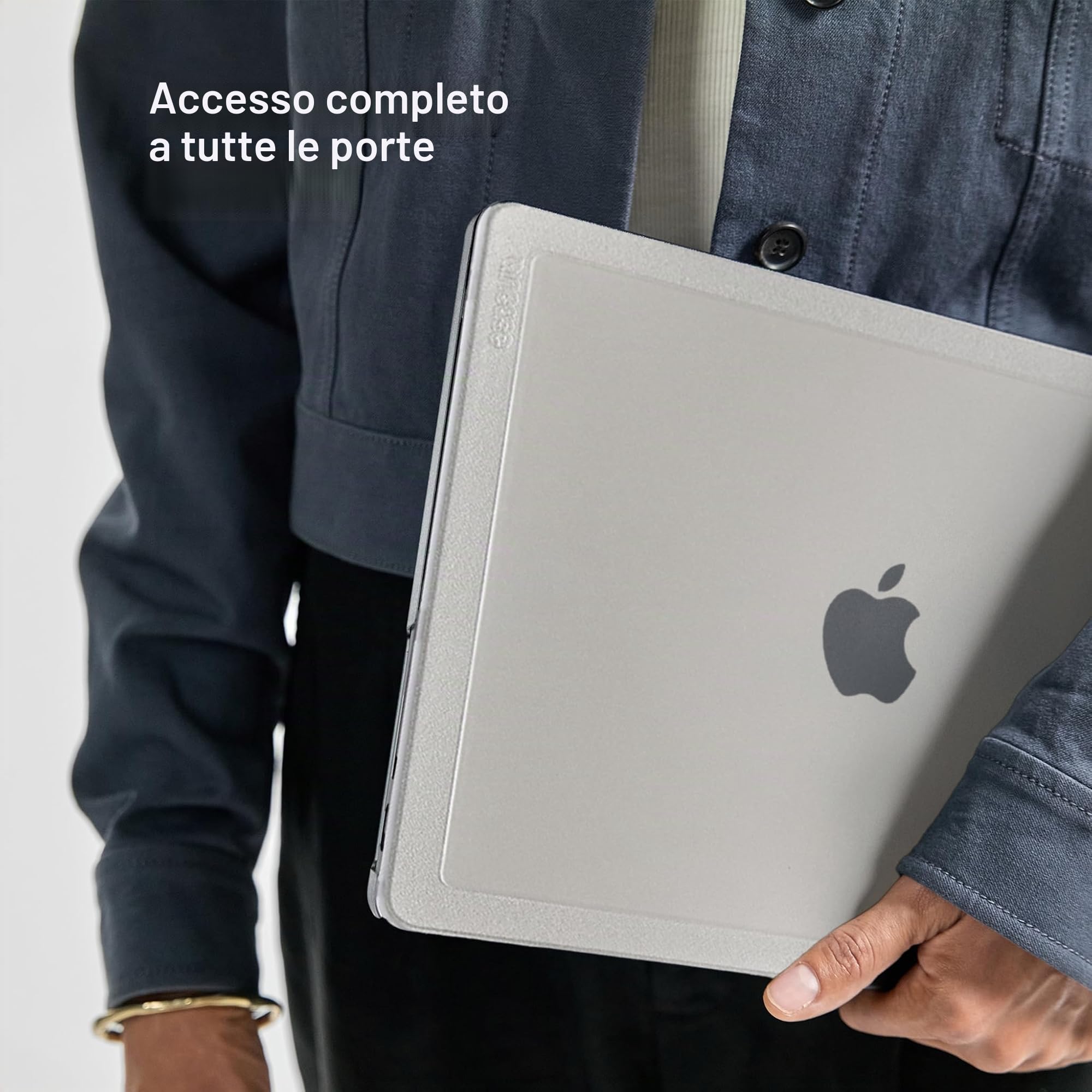 Incase Edge Hardshell with Makrolon® - Custodia per MacBook Pro da 14" 2024, 2023, 2022, 2021, M4, M3, M2, M1, custodia per MacBook, custodia per laptop, guscio rigido protettivo, resistente ai graffi
