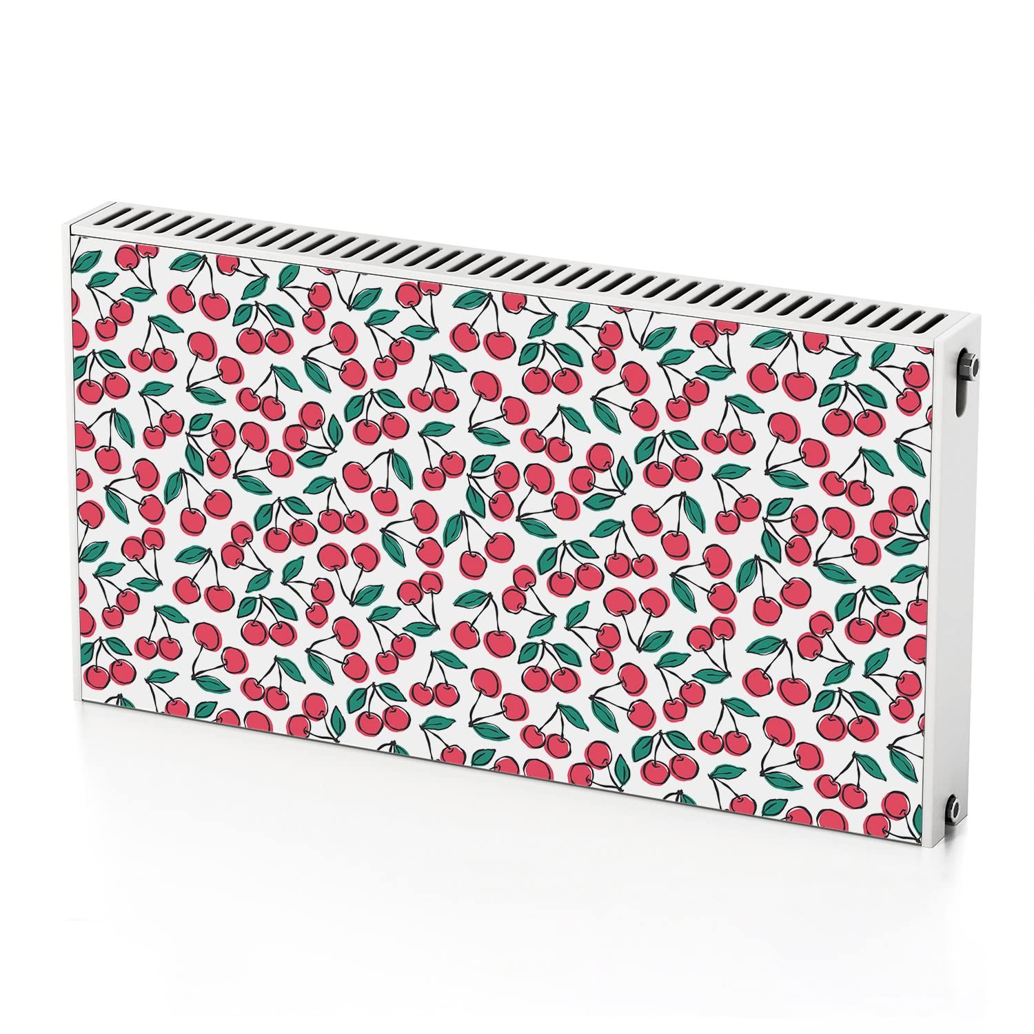 Cache Radiateur Magnétique Cerises 110x60 cm pour Cacher les Taches