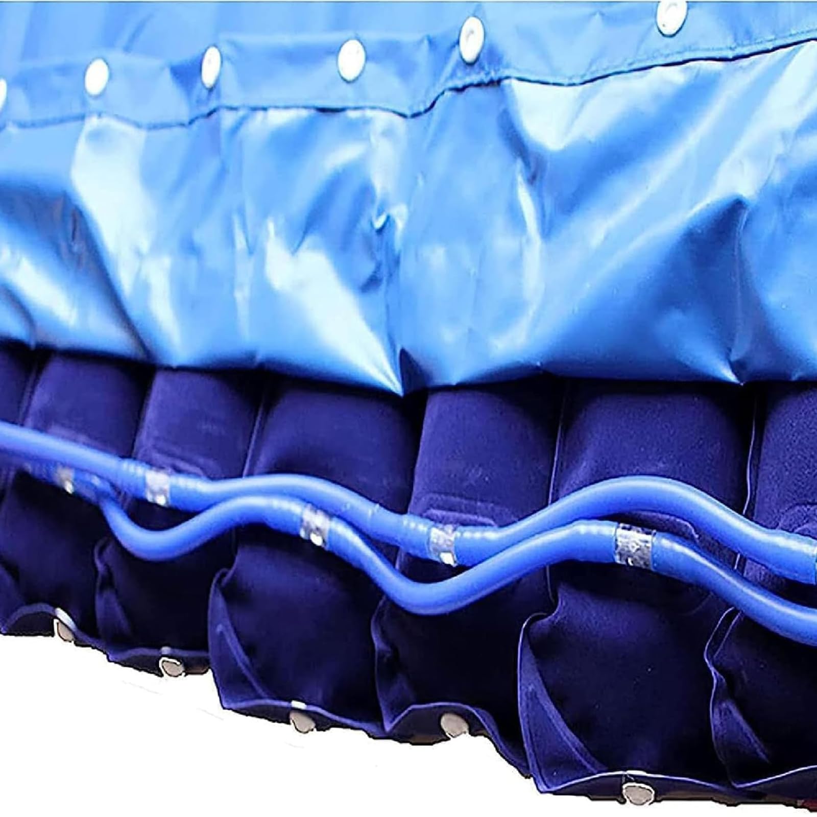 Cojín de presión alterna para silla de ruedas, almohadilla inflable para asiento de aire con bomba para posoperatorio y sentado a largo plazo, alivia las úlceras de presión
