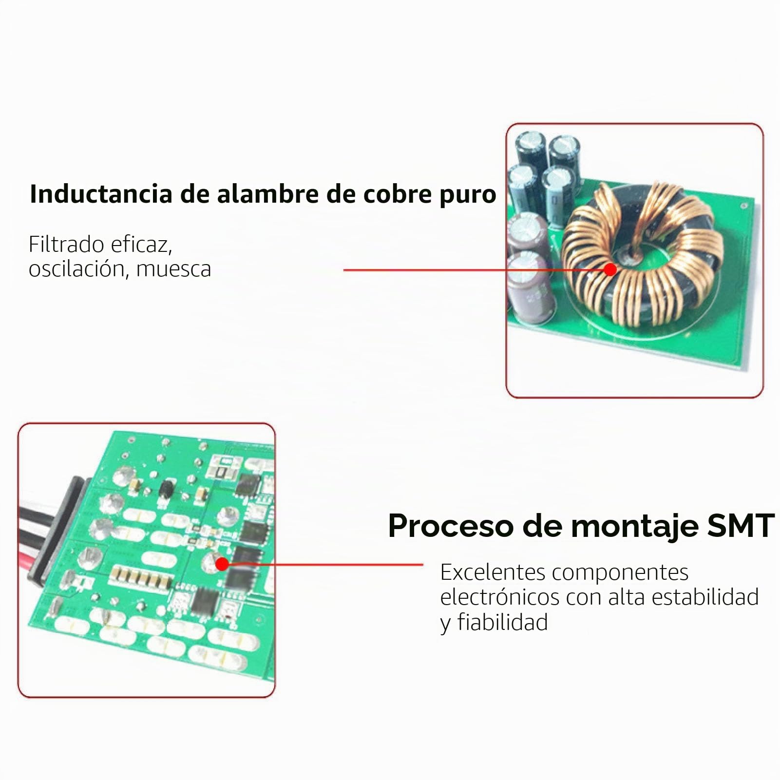 Transformador Elevador, Convertidor Elevador de 12 V a 36 V, Regulador de Voltaje Impermeable de 540 W con Múltiples Funciones de Protección, para Vehículos, Sistemas de