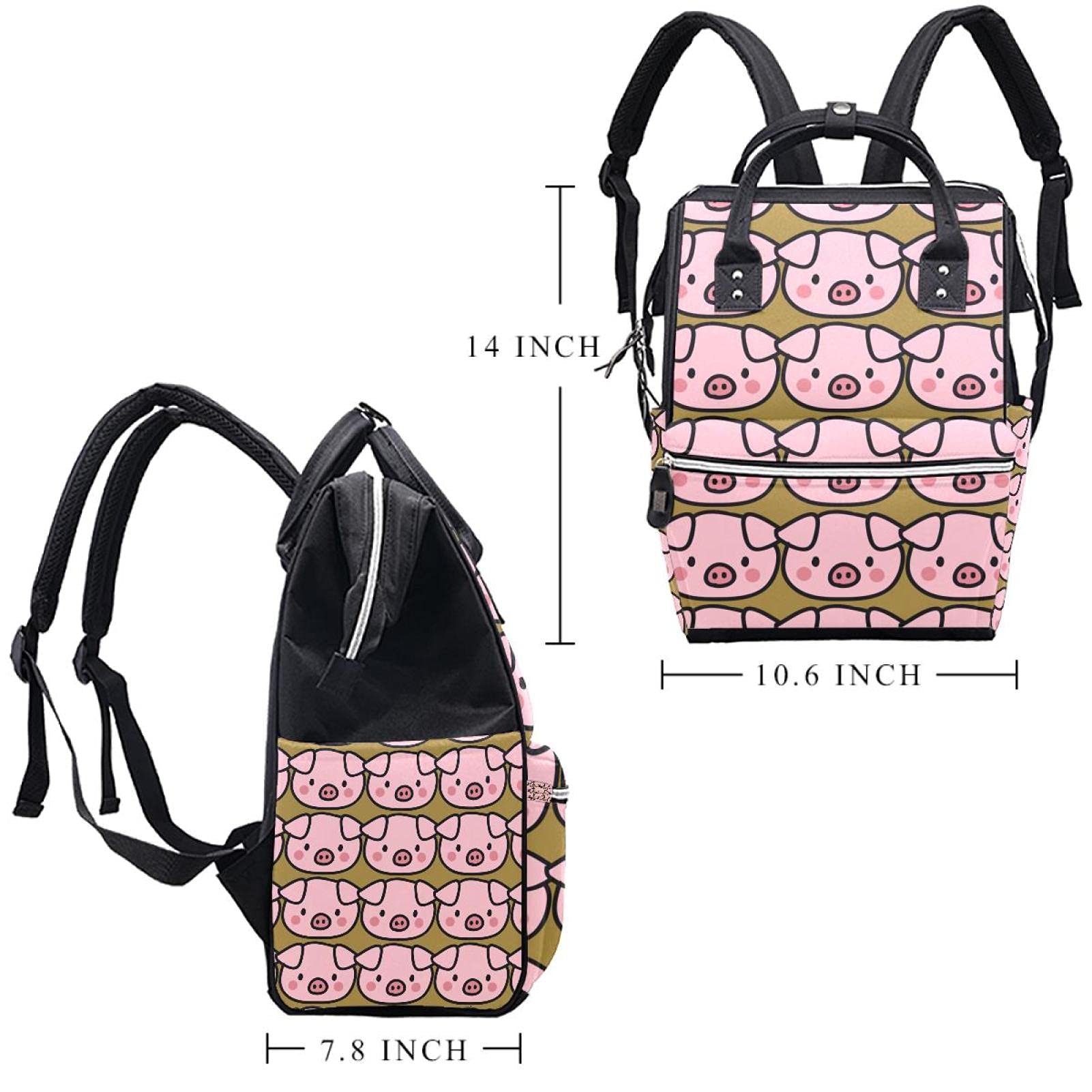 Sac à langer multifonction de grande capacité pour maman et papa - - Taille Unique