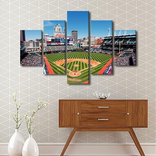 Miniatura 121 de Decoración de pared, lienzo para estadio deportivo de Estados Unidos, arte de pared moderno Fenway Park en Boston, arte de pared para oficina, sala