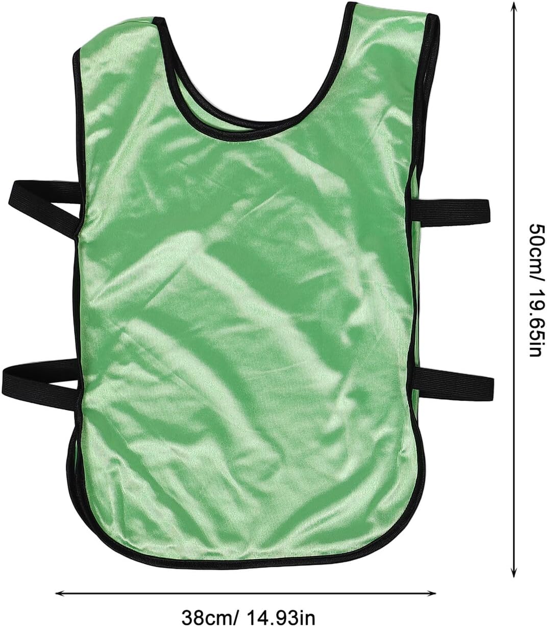 Tofficu 12pcs Adult Mesh Pinnies Soccer Training Vests Football Practice Bibs Team Sports Jersey for Basketball and Soccer Games