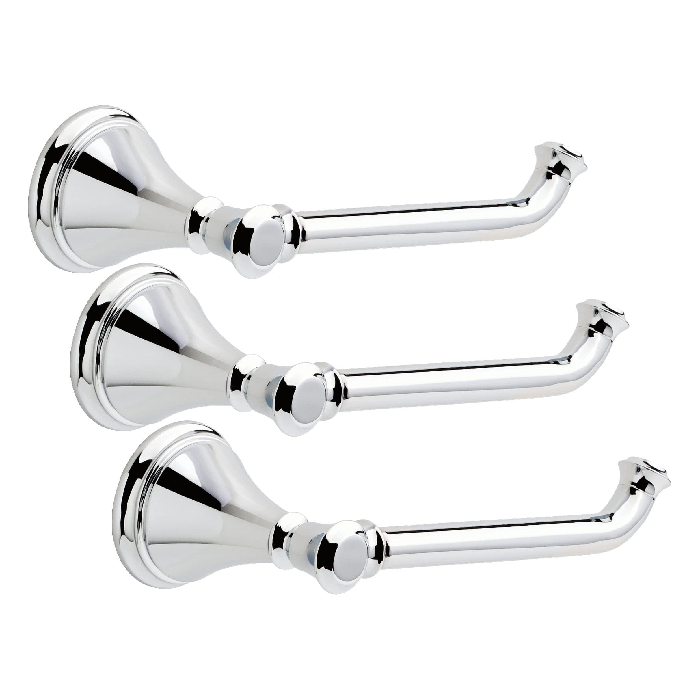 Delta Single Post Toilet Paper Holder | Polished Nickel | Wall Mount | Cassidy Bathroom Accessories — Amazon image 3