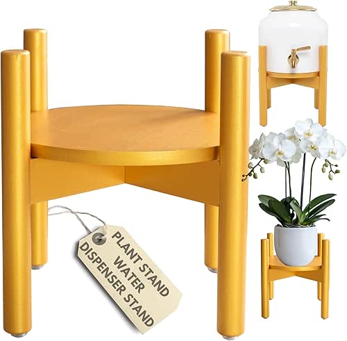 Bamboo Plant Stand Indoor – Water Dispenser Stand, Multi-Purpose Bamboo