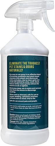 Miniatura 2 de ALZOO Removedor de manchas y olores, levanta y disuelve rápidamente las manchas de mascotas y ayuda a eliminar olores, ingredientes activos 100% a