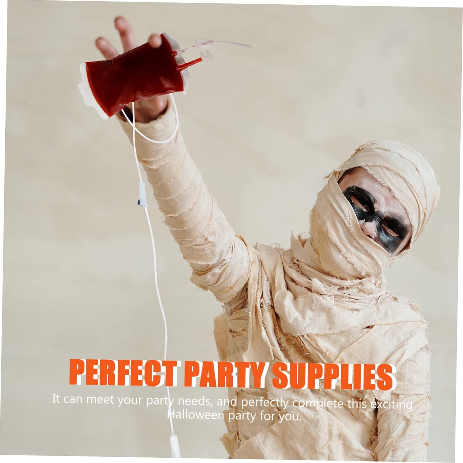 Halloween Blood Drink Bag PVC Reusable for Halloween Season