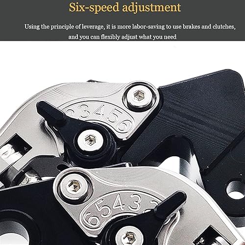 Miniatura 7 de Manija de embrague, accesorios de motocicleta, ajustable, plegable, extensible, palanca de embrague, manillar, agarres de mano, tapa CNC para