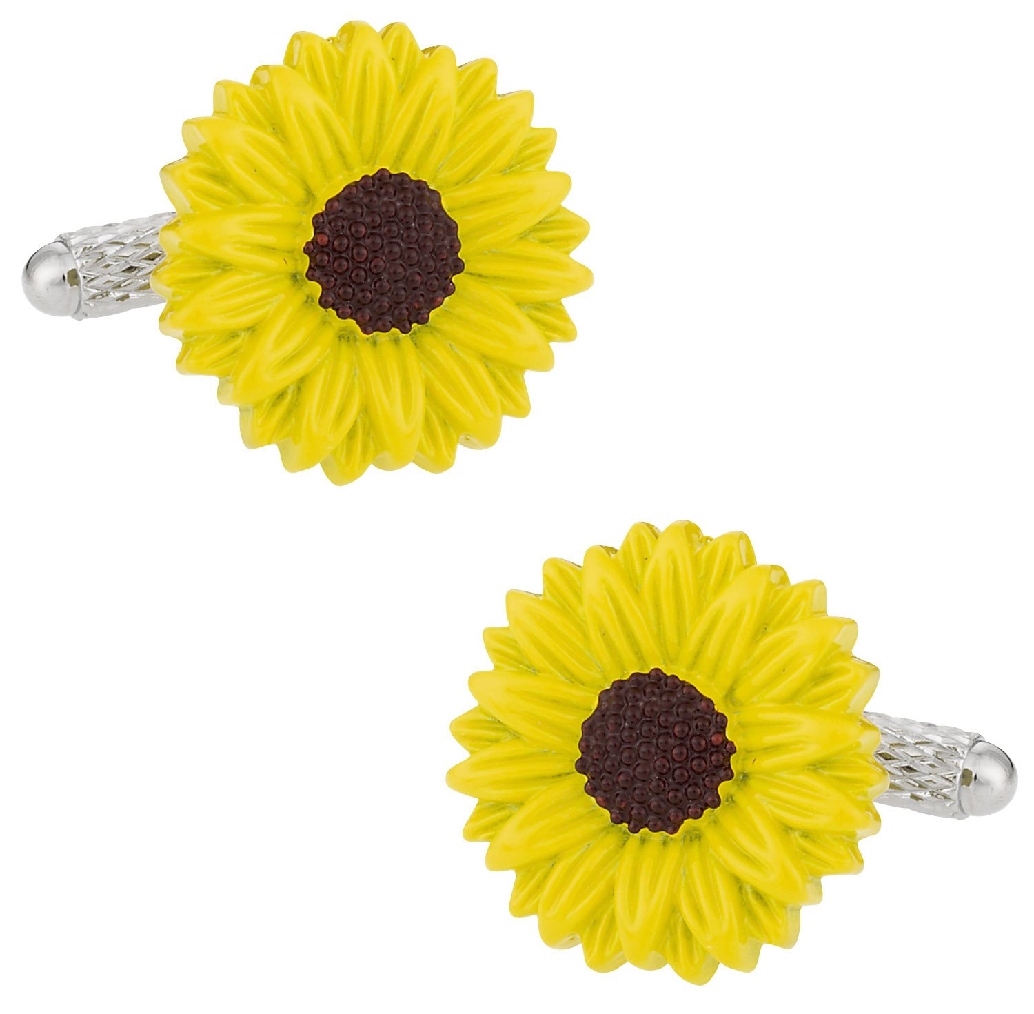 Cuff-Daddy Sunflower Cufflinks with Presentation Box