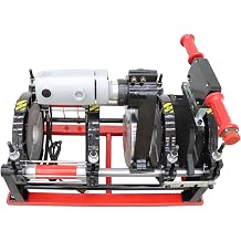 110V Hydraulic Butt Fushion Welding Machine for PE PPR PB PVDF, 4 Clamps Tube Fusion Welder with Hydraulic Station 3.54"-9.84" Pipe Hot Melt Machine