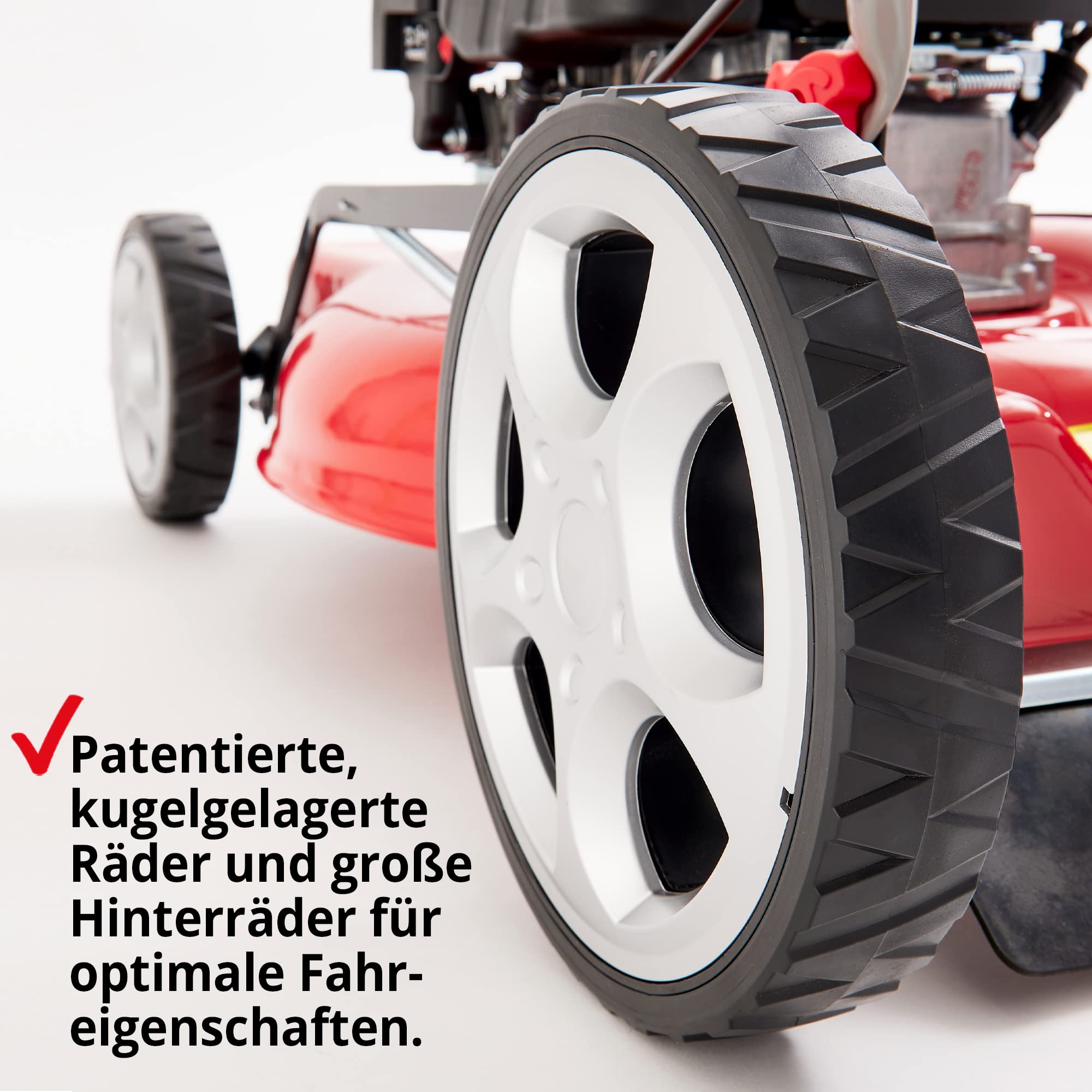 HECHT Benzin Mulchrasenmäher 51 cm – 4-Takt mit Seitenauswurf | Benzinrasenmäher ohne Fangkorb mit Mulchfunktion, Seitenauswurf und 4-Takt Motor – für Rasen im Garten