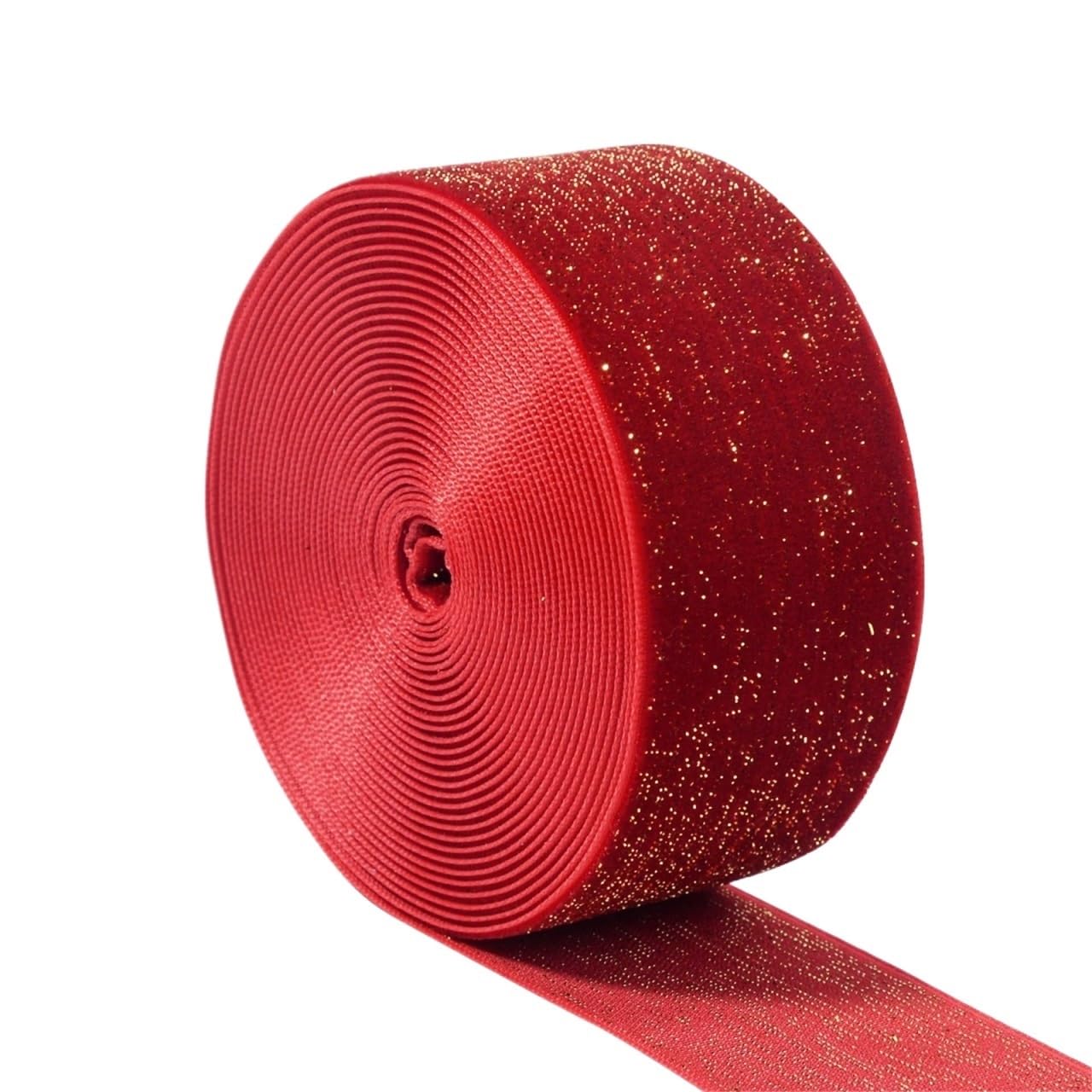 Geschenkband 3/5 Stück 5 Yards Samtband Rot Festivalband Schleifen Box Verpackung Band Festivalszene(5pcs,38mm)