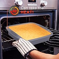 Vista 7 de Juego de 24 moldes de silicona antiadherentes para hornear, moldes para hornear, moldes para pasteles, moldes estriados, molde para donas, molde